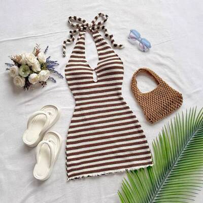 Women'S Casual Vacation Dress, Beach Wedding Guest,, Fashion