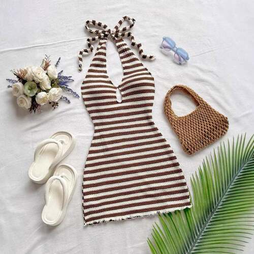 Women'S Casual Vacation Dress, Beach Wedding Guest,, Fashion
