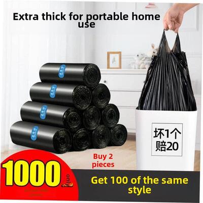 Garbage bags portable kitchen large trash can plastic bag