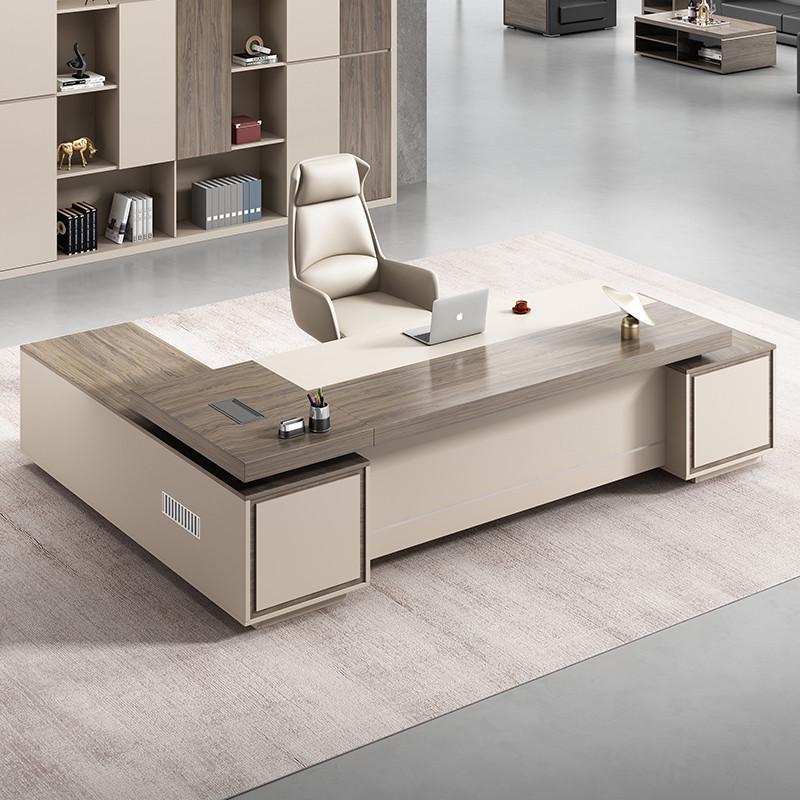 大气老板办公桌椅组合简约现代总裁室经理桌子主管大班台单人家具