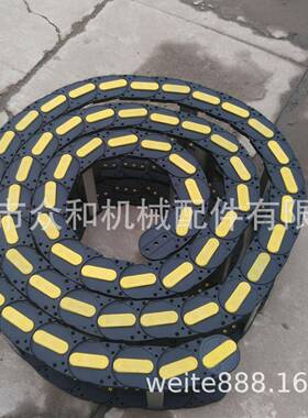 重型加强型工程塑料拖链H100*200TL-H100-200-R250内高100拖链