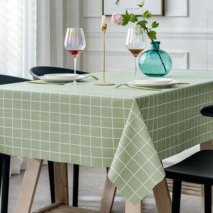 高档户北外桌布防晒防水欧餐桌布防水防油防s免洗PVC网红in家用餐