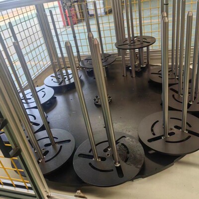 多工位料仓料库机器人旋转料仓六工位十工位旋转料仓柔性组合料仓