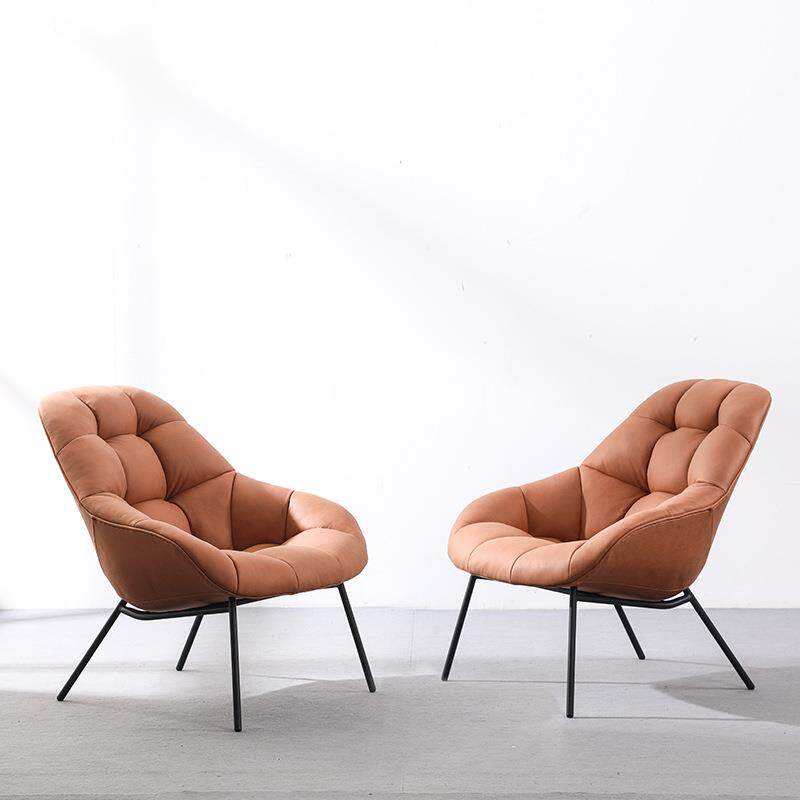 网红轻奢懒人沙发布艺椅子北欧设计师卧室现代简约客厅休闲芒果椅