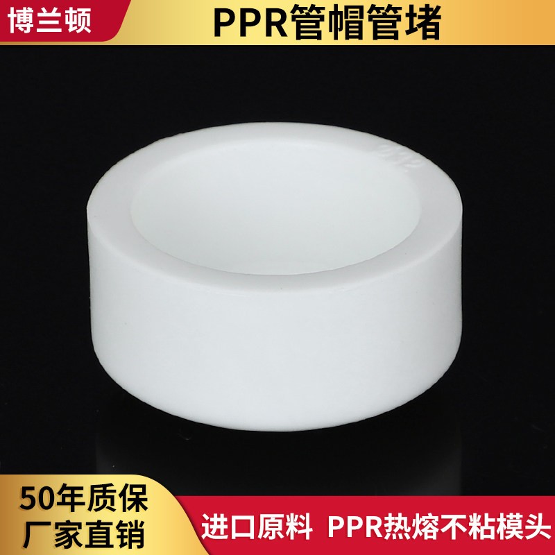 博兰顿ppr水管配件管帽管堵20 25 32 40 50 6375热熔自来水管接头