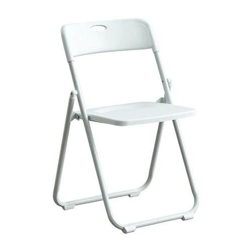 塑钢休息新闻椅折叠椅子培训会议椅无扶手靠背椅简易会议室职员椅