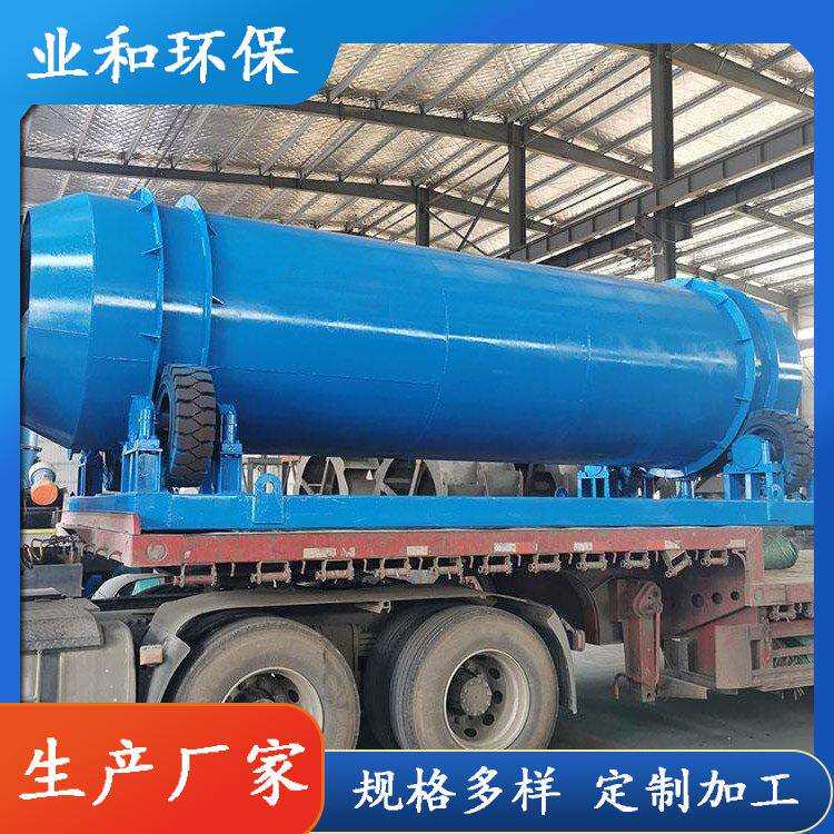 大型搅拌站圆筒洗矿机转筒式砂石料清洗设备无轴洗泥滚筒洗石机