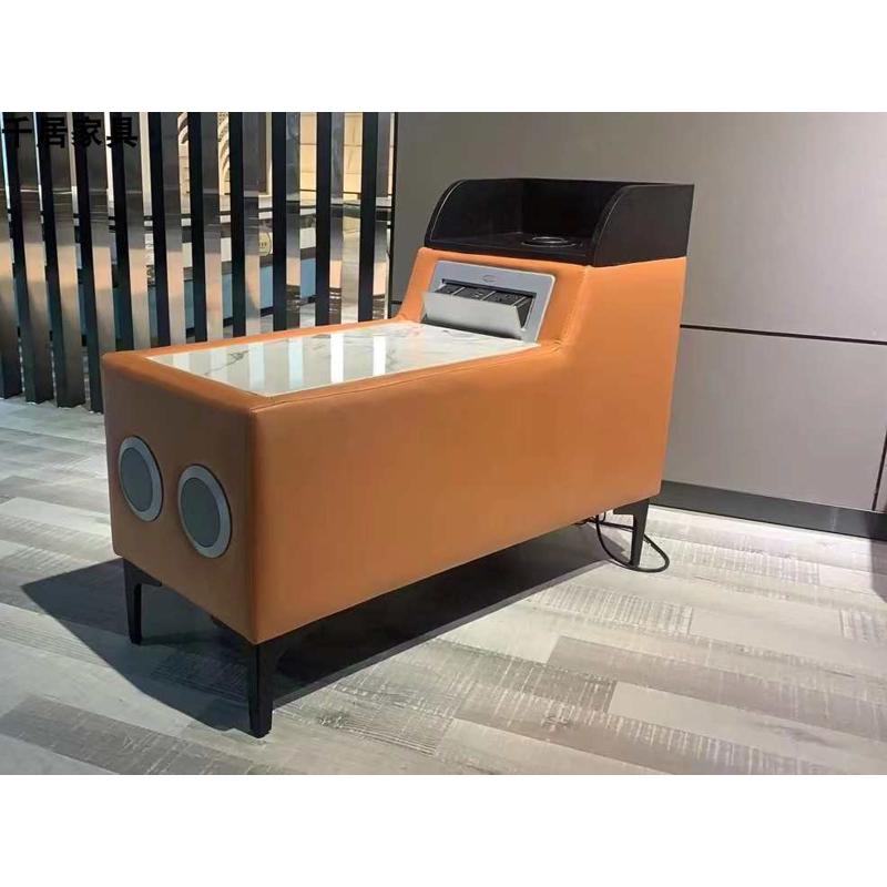 fc皮沙发边柜角几小茶几边几充电话茶杯几侧柜储物扶手柜子布艺定