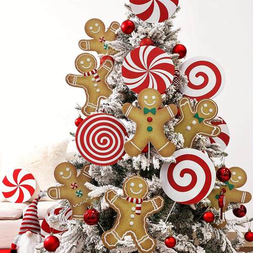 U 52850 Christmas lollipop tree ornament 圣诞棒棒糖圣诞树装