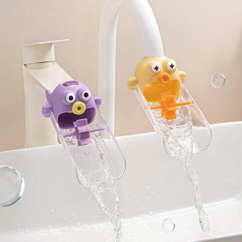 Cute Cartoon Children's Universal Silicone Faucet Extender -