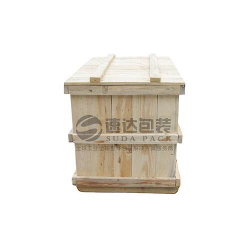 胶合板建材包装木箱厂家两面进叉通用物流木箱