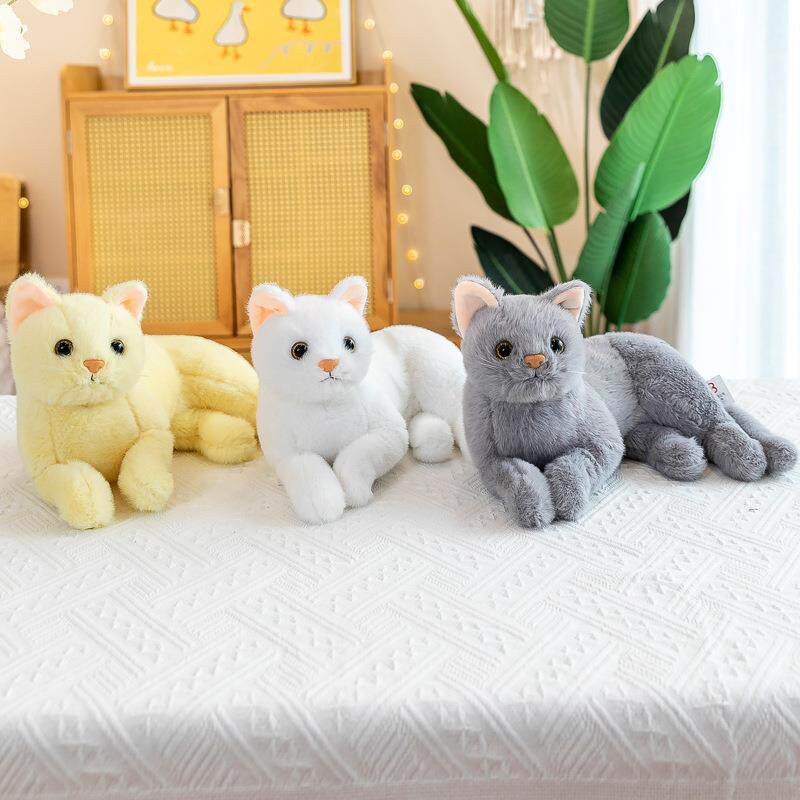 可爱猫咪公仔外贸跨境毛绒玩具宠物小猫家居车载摆件儿童礼物