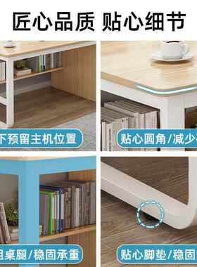 书桌台电台式桌简约家用学生经济型写字卧室室写字桌办公NWP桌脑