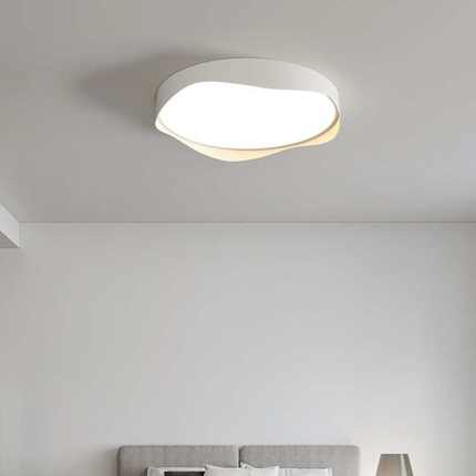 北欧2025年新款主卧室灯现代简约过道极简圆形书房阳台led吸顶灯