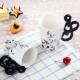 Ceramic Mug Cute Creative Style Music Violin 240ml Guitar