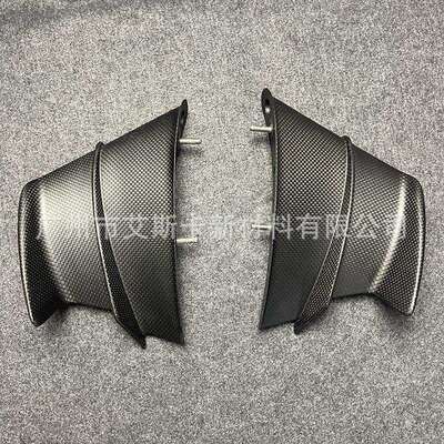 适用杜卡迪PanigaleV4/V4S/V4R改装碳纤维定风翼风阻翅膀2018+