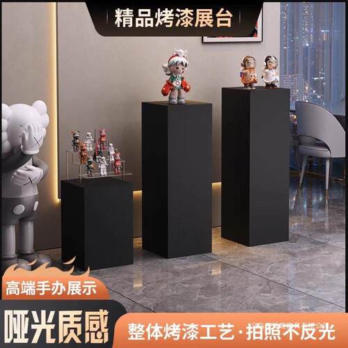 木制烤漆橱窗展示架展示台服装店模特地台商业展会底座陈列柜