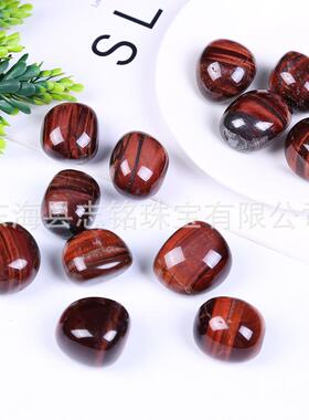 天然虎眼红滚石Redtiger04 eye虎睛石香薰鱼缸盆栽儿石 童挖宝礼