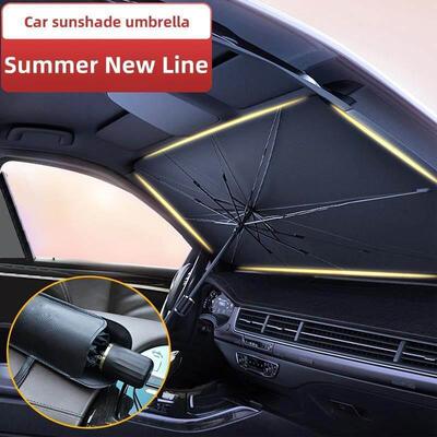 Car Sunshade Umbrella Car Sun Shade Protector Parasol Summer