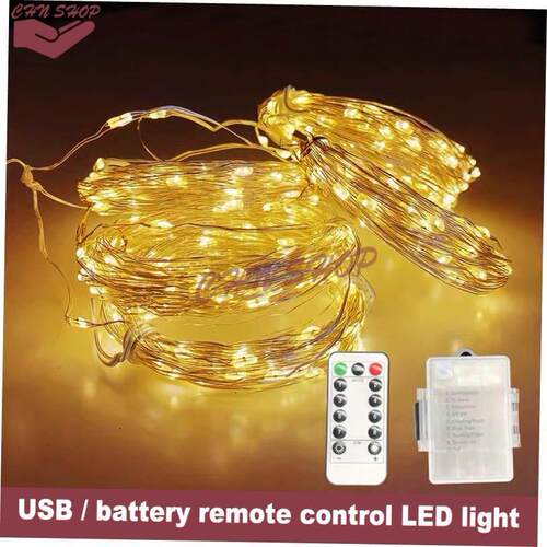 10M/20M Led String Fairy Light 8 Modes Christmas Party Light