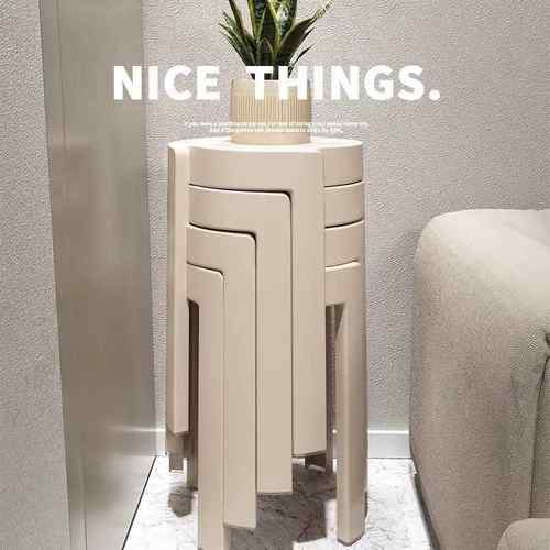 塑料用凳子家加厚见详情椅子可叠放圆凳代简约餐桌现高板凳风车凳