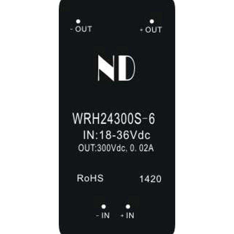 WRH24100S-8高压DCDC电源模块24V转100V8W电容充电超声隔离