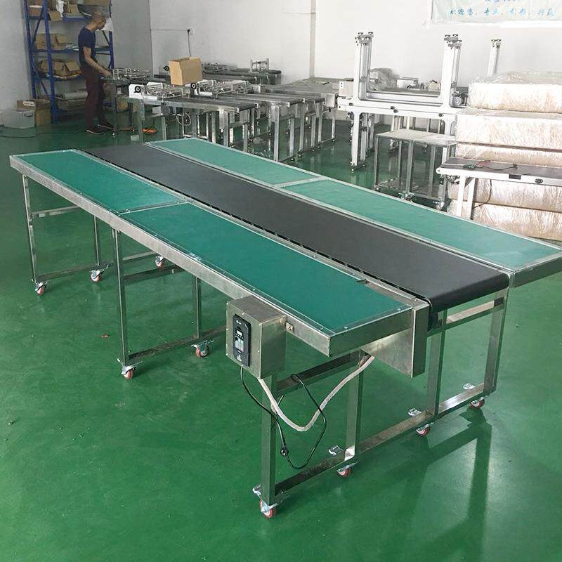 工业防滑传送带耐磨食品级电子电器不锈钢输送机喷码机输送带
