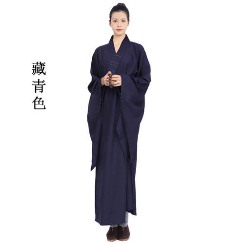 特卖海青居士服禅修服男女法会拜礼朝山僧衣僧服和尚出家师父加肥