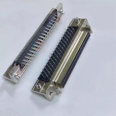 SCSI 5787082-7 Tyco/AMP 68P 孔式 弯母带定位柱带耳朵原装现货