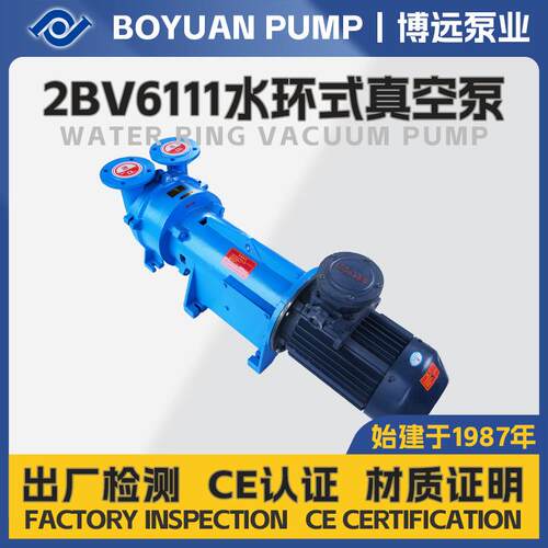 2BV6111水环真空泵直联托架BT4防爆耐腐低噪音化工食品工业液环泵
