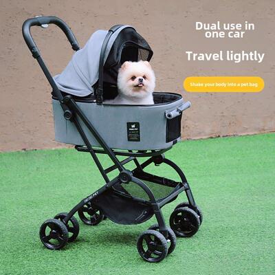 Dodopet经典的宠物婴儿车可折叠的婴儿车猫走狗小狗出来宠物婴儿