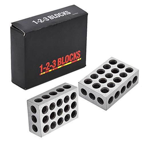 1-2-3 公制23孔平行垫块铣床平行垫铁 25x50x75虎钳平型等高块