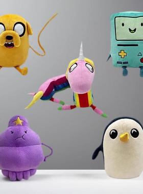 dventure Time冒险时间游戏周边卡通毛绒玩具杰克操控者企鹅公仔