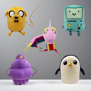 dventure Time冒险时间游戏周边卡通毛绒玩具杰克操控者企鹅公仔