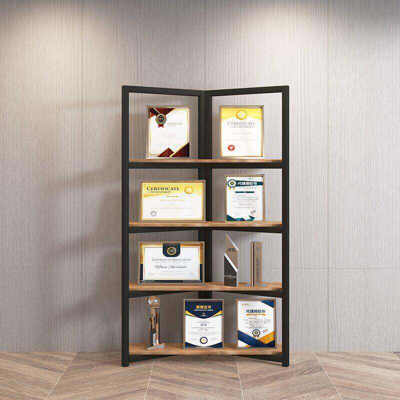 公司荣誉证书陈列架多功能办公室产品合格各种奖牌杯铜牌展示架子