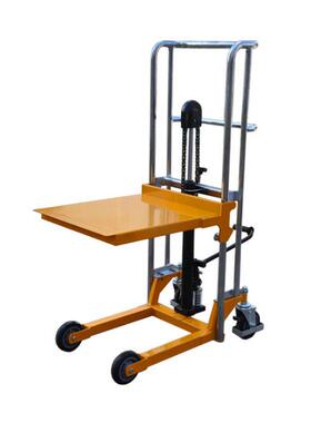 手动平台车液压350KG移动升降平台液压模具台小型手推装卸平板车