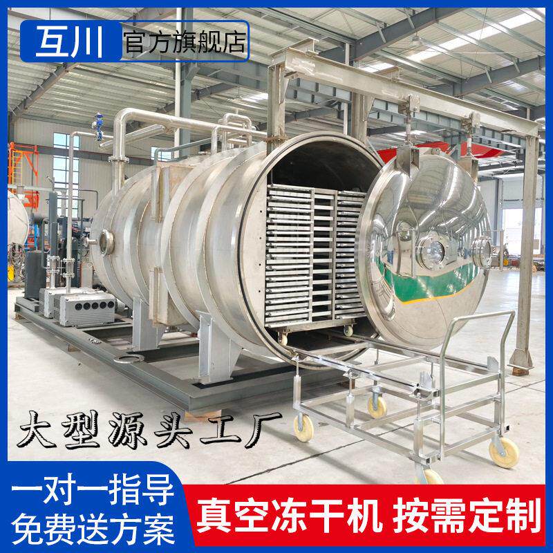 明太鱼冻干机加工大型鳕鱼真空冷冻干燥机满籽多春鱼全自动冻干机