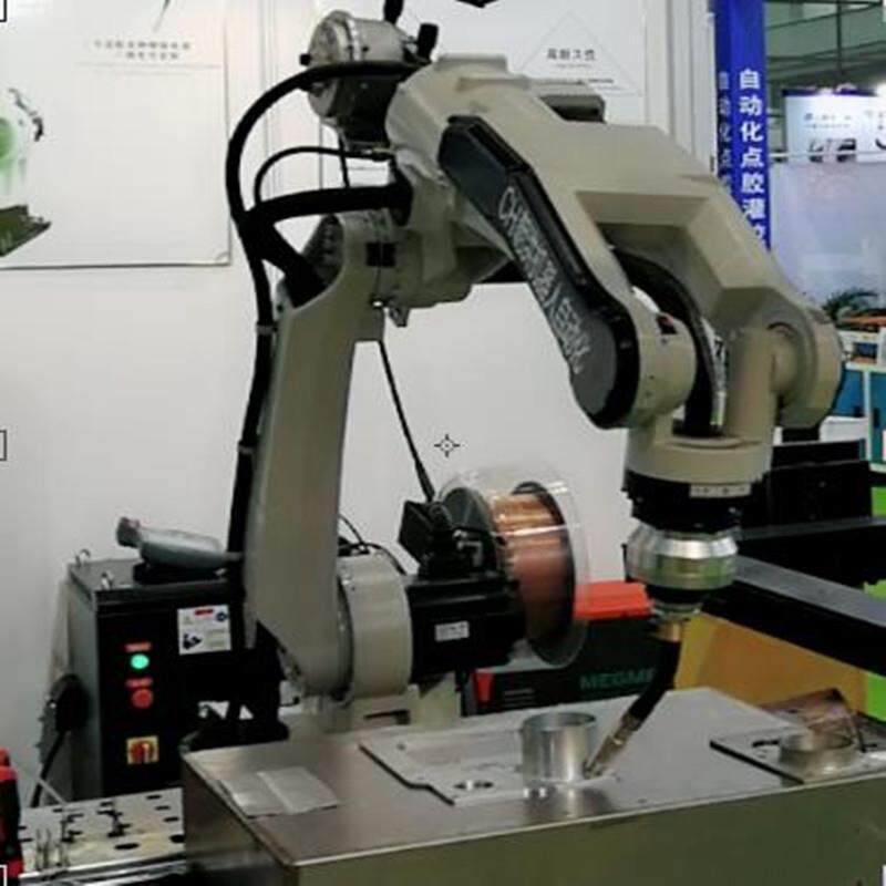 六轴机械手臂焊接机器人五金制品焊接设备轨道机器人智能机器人