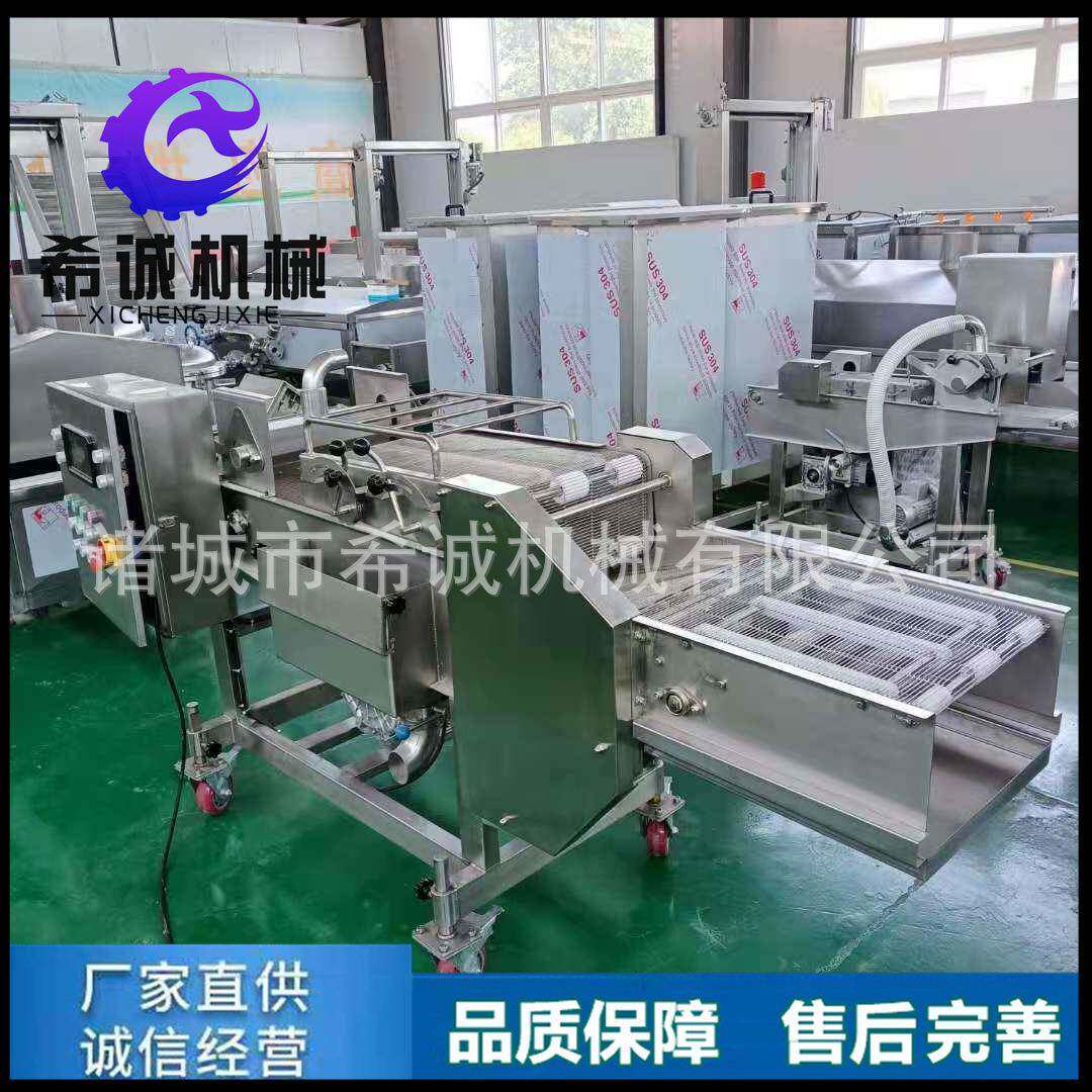 蘑菇片裹浆机设备红枣脆自动上糖上芝麻机全自动果蔬脆片裹糖稀机