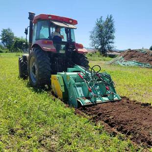 农田碎石旋耕机山地荒坡戈壁滩碎石开荒机高硬度鹅卵石头粉碎机