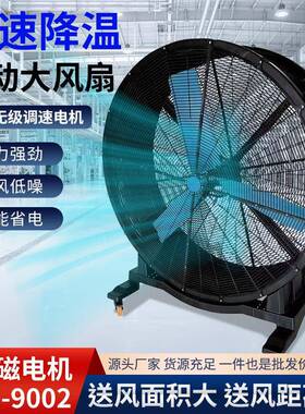 工业可移动式落地扇大功风扇力工厂车永磁率强电间风扇体育场GOZ