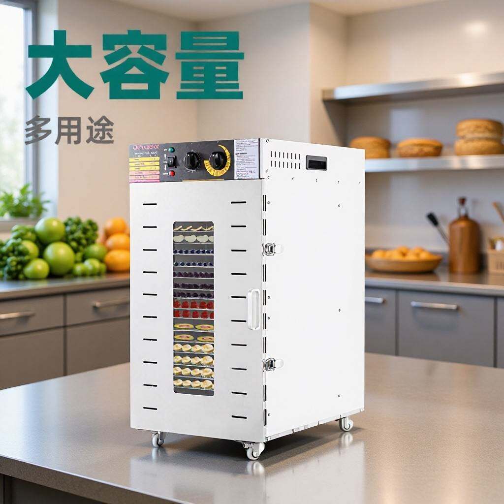 新款直销商用果蔬烘干机大型水果蔬菜脱水机60L机械款16-60层