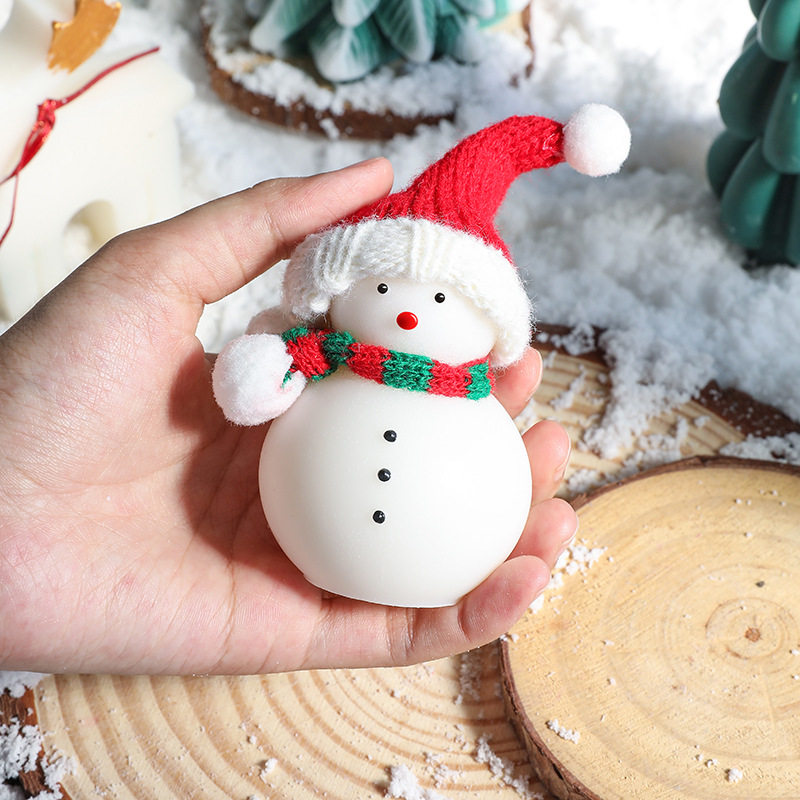 卡通圣诞雪人香薰蜡烛 伴手礼diy大豆蜡节日氛围香氛蜡烛摆件,家居饰品,蜡烛/蜡片,淘宝优惠券,粉丝福利购,淘宝优惠卷