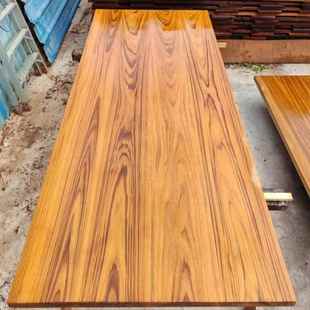 缅甸柚木实木木料原木木方木条户外凉亭防腐木桌面台面家具窗台板