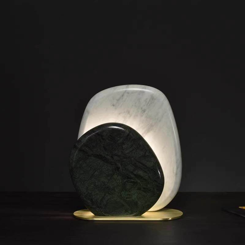 北欧后现代台灯卧室床头柜大理石台灯简约装饰设计师创意led台灯