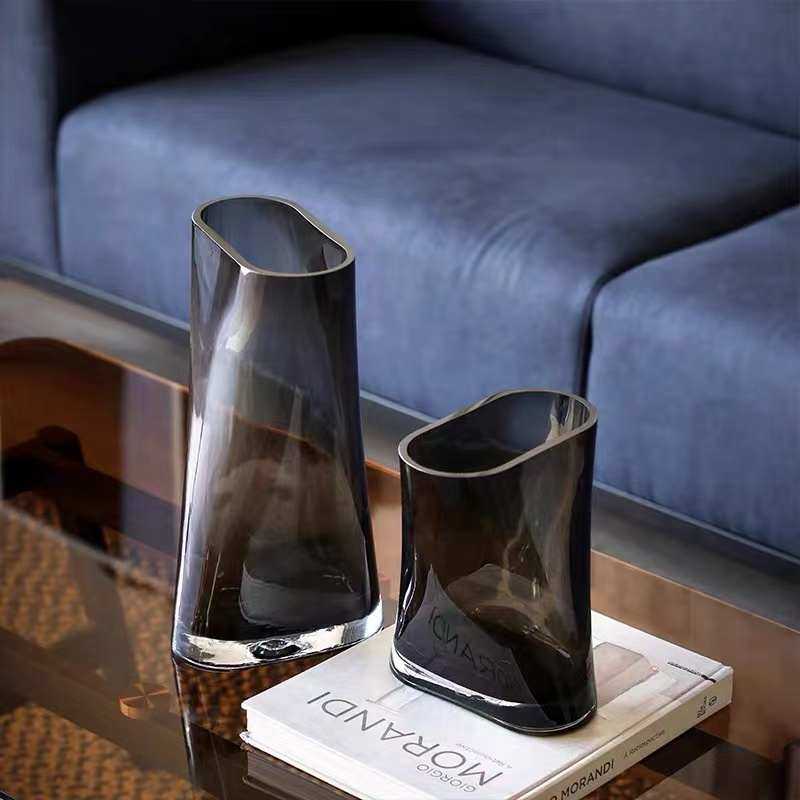 高质感 轻奢北欧创意简约网红玻璃花瓶摆件客厅插花,家居饰品,花瓶,淘宝优惠券,粉丝福利购,淘宝优惠卷