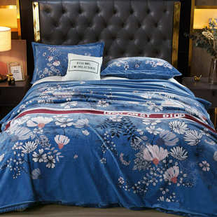 加厚毛毯3d新款毯云批发数码学生宿舍盖绒毯印花两用舍尔被套毯拉