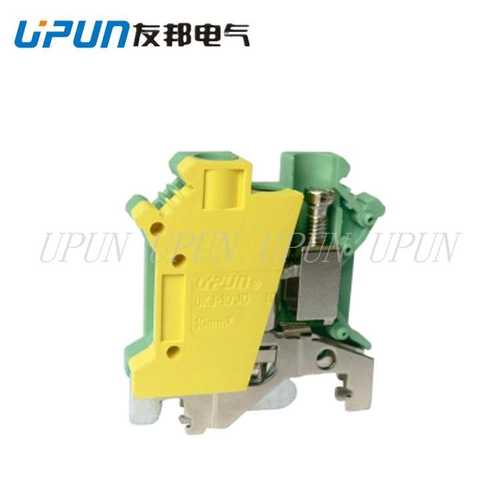 UPUN友邦框式螺钉接线端子     UKJ-10JD   接地端子工业快速压线