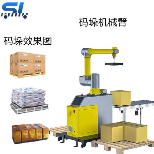 全自动纸箱机器人码垛机编织袋精准摆位堆垛源头厂家机械臂