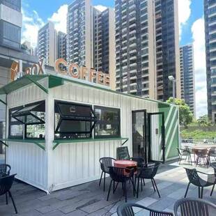集装 箱商铺移动房创意商业街苹果仓售货亭奶茶咖啡公园餐车
